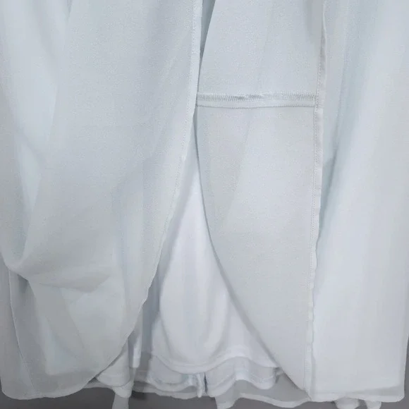 Show Me Your Mumu New Maxi Dress SMALL Jenn Icy Blue Chiffon Bridesmaids Wedding